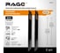 Пилки RAGE для сабельной пилы универсальные BIM S1122VF 225 мм, шаг 1.8 - 2.6 мм 2 шт 552120 5