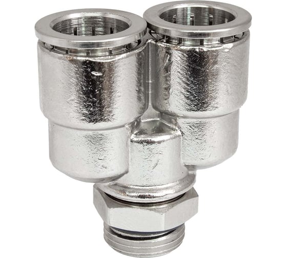 Фитинг цанга PI TOOLS Y-обр., поворотный Cn-Y-3/8M-14 для полиуретана и пластиковых трубок 9570 1