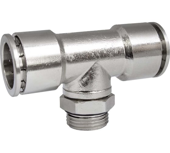 Фитинг цанга PI TOOLS тройник, поворотный Cn-T-3/8M-16 для полиуретана и пластиковых трубок 9532 1