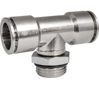 Фитинг цанга PI TOOLS тройник, поворотный Cn-T-1/2M-16 для полиуретана и пластиковых трубок 9549