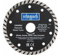 Круг отрезной Scheppach 125х22.2х2мм Sch-CW59982(62948)