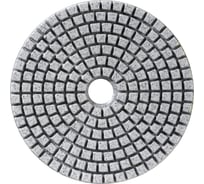 Алмазный гибкий шлифовальный круг Черепашка KRANZ 125мм P400 сухое/мокрое шлифование KR-90-0311