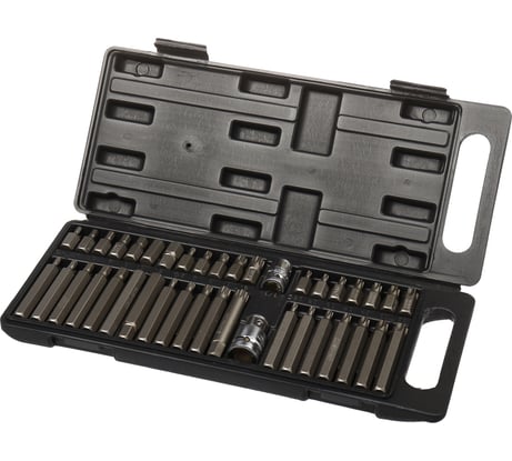 Набор бит LIGE 3/8, 1/2 (H4-H12, M5-M12, T20-T55) 40пр., в кейсе LG-S5002 228877