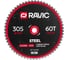 Диск пильный по стали Ravic 305х2.2/1.8х25.4 мм, Z=60 210.0305 1