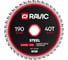 Диск пильный по стали Ravic 190х1,8/1,4х30 мм, Z=40, арт. 210.0190 1