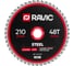 Диск пильный по стали Ravic 210х1,8/1,4х30 мм, Z=48, арт. 210.0210 1