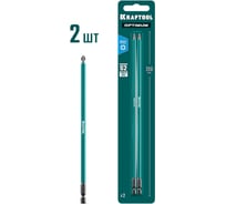 Бита KRAFTOOL Optimum PZ 2, 200 мм, 2 шт 26124-2-200-2