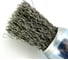 Щетка концевая EuroBrush Д30 c хв-м д6х18, ворс гофр нерж сталь 0,30, до 18000 об/мин (код 13-126) EB-E30SS1 5