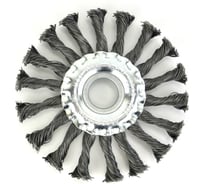 Щетка дисковая жгутовая EuroBrush Д125х13х22,2, ворс сталь 0,50 (код 13-127) EB-DST9L