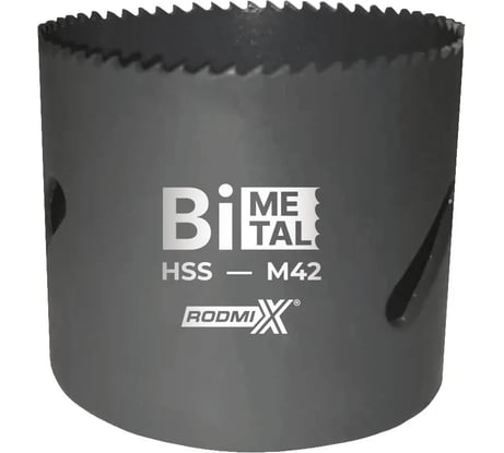 Коронка биметаллическая RODMIX HSS M42, 10 TPI 65х41 мм 32100006541