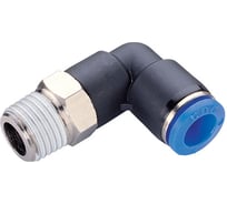 Фитинг CDC Pneumatics L-образный 12мм с наруж. мет. резьбой R1/2 PL 1203