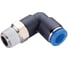 Фитинг CDC Pneumatics L-образный 12мм с наруж. мет. резьбой R1/2 PL 1203 1