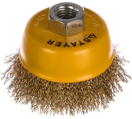 Щетка "MASTER" чашечная для УШМ (75 мм; М14) Stayer 35125-075_z01