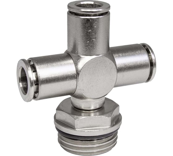 Фитинг цанга крест, поворотный PI TOOLS Cn-X-1/2M-8 для полиуретана и пластиковых трубок 9952 1