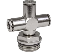 Фитинг цанга крест, поворотный PI TOOLS Cn-X-1/2M-6 для полиуретана и пластиковых трубок 9945