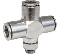 Фитинг цанга крест, поворотный PI TOOLS Cn-X-1/8M-10 для полиуретана и пластиковых трубок 9846