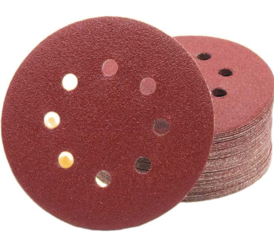 Шлифовальные круги BestRoom 125 мм, на липучке, 50шт. Набор Круг шлиф(125мм,50шт) 1