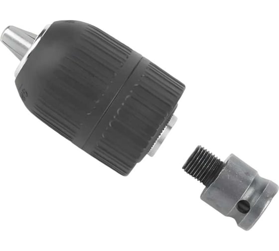 Быстрозажимной патрон для дрели и гайковерта + Адаптер для гайковерта под патрон с квадрата 1/2 на резьбу BestRoom Патрон 2-10мм+адаптер3/8(набор) 1