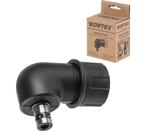 Насадка угловая быстросъемная WORTEX для BD 2025 LiSET (1325847) ЦЗ-0681625680 1
