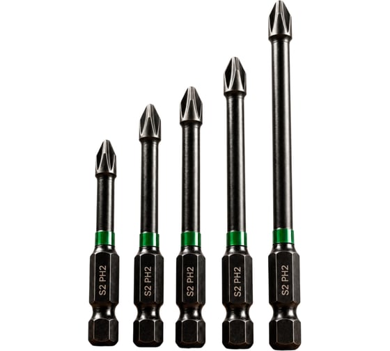 Набор торсионных бит для шуруповерта магнитные BestRoom Биты торсионные 5шт 50-150мм (112-566)