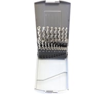 Набор сверл EKA DIN 338 HSSCo 19шт.: 1-10мм шаг 0.5 мм 11 053 1-10