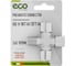 Переходник ECO Х-образное наружная резьба 1/4" внутренняя резьба 1/4" x3 AB-X-MT14/3FT14 ЦЗ-1732149874 1