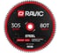 Диск пильный по стали Ravic 305х2.2/1.8х25.4 мм, Z=80 210.1305 1