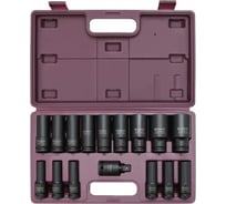 Набор головок торцевых ударных глубоких Thorvik S23S2116S 1/2DR, 10-32 мм, 16 предметов 054447