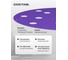Диск абразивный VOLCA AMETHYST керамика, 150 мм, 15 отверстий, P 240, 50 шт. 74150150240 2