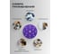 Диск абразивный VOLCA AMETHYST керамика, 150 мм, 15 отверстий, P 240, 50 шт. 74150150240 5