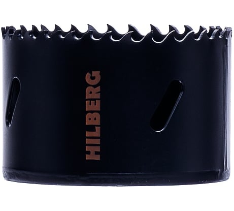 Коронка биметаллическая по металлу Hilberg 68мм, крупный зуб, Bi-Metal Cobalt 8% (М42), CML068