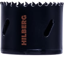 Коронка биметаллическая по металлу Hilberg 54мм, крупный зуб, Bi-Metal Cobalt 8% (М42), CML054