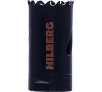 Коронка биметаллическая по металлу HILBERG 25мм, крупный зуб, Bi-Metal Cobalt 8% (М42) CML025