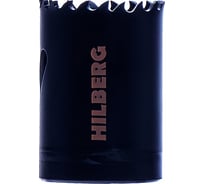 Коронка биметаллическая по металлу Hilberg 35мм, крупный зуб, Bi-Metal Cobalt 8% (М42), CML035