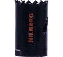 Коронка биметаллическая по металлу HILBERG 30мм, крупный зуб, Bi-Metal Cobalt 8% (М42) CML030