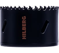 Коронка биметаллическая по металлу Hilberg 67мм, крупный зуб, Bi-Metal Cobalt 8% (М42), CML067