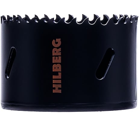 Коронка биметаллическая по металлу Hilberg 67мм, крупный зуб, Bi-Metal Cobalt 8% (М42), CML067