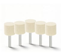 Головка полировальная Diamond Industrial 35х25 мм войлок с оправкой 6 мм (5 штук) DIDGV35256