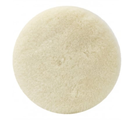 Круг полировальный Diamond Industrial 125 мм овчина натуральная 100% на липучке проф. DIDPOL125PF100