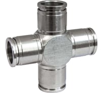 Фитинг цанга крест, переходной Cn-X-16 для полиуретана и пластиковых трубок PI TOOLS 9464