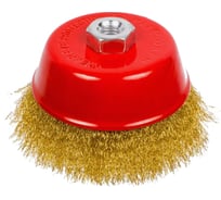 Щетка-чашка Flexione М14 из латунированной проволоки 125х0.3мм 10000133