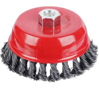 Щетка-чашка Flexione М14 из стальной витой проволоки 100х0.5мм 10000166