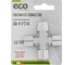 Переходник ECO Х-образный внутренняя резьба 1/4" AB-X-FT14 ЦЗ-1650649000 1