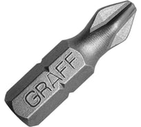 Бита GRAFF PH 2, 25 мм, 2 шт в блистере, Standart 56225