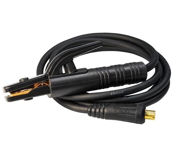 Держатель электродов АВРОРА 300А с кабелем КГ 1/25 медь 3м (Track 35-50 MMQ) 40291