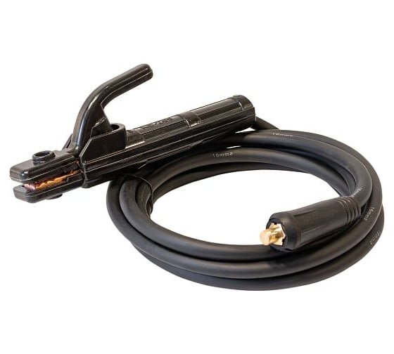 Держатель электродов АВРОРА 200А с кабелем КГ 1/16 медь 3м (Track 10-25 MMQ) 40289