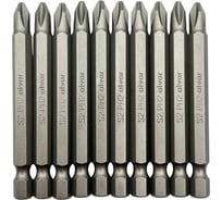 Биты для шуруповерта Alvar PH2, 70мм (10 шт в уп.) AL-BPH70_10