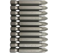 Биты для шуруповерта Alvar PZ2, 50мм (10 шт в уп.) AL-BPZ50_10