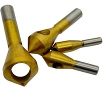 Набор зенкеров по металлу Vitatools 28мм, 21мм, 14мм, 10ммм в наборе 4 штуки sverla-s-zenkerom-4sht