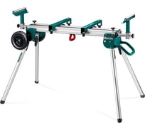 Алюминиевый мобильный стол KRAFTOOL MSA-1200 U, (1120-2650)х765х970 мм, для торцовочных пил с ручкой и колесами 38782-2